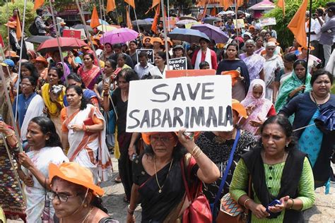 Sabarimala Temple Row Kerala On Boil Protesters Flock Streets Against