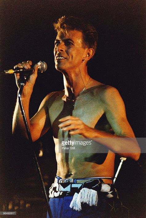 David Bowie Performs On Stage As Part Of Tin Machine At The Brixton David Bowie Bowie