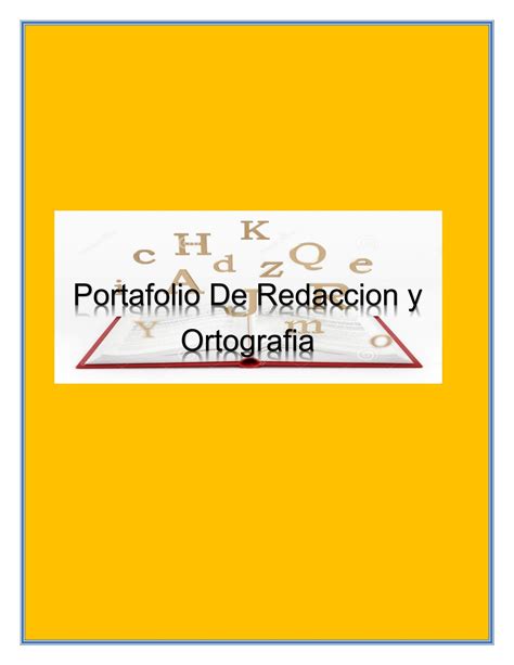 Portafolio Digital Redacción Y Ortografía By Lopezevelio Issuu
