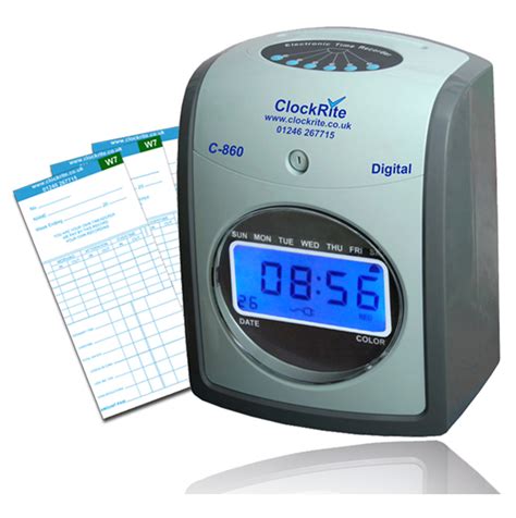 Digital Clock Card Machine For Attendance Only £11000