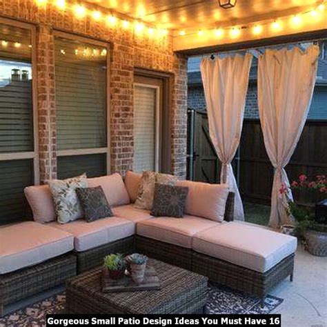Gorgeous Small Patio Design Ideas You Must Have Pimphomee