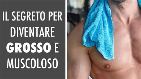 Il Segreto Per Diventare Grosso E Muscoloso Youtube