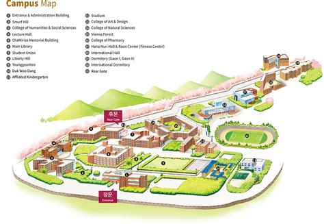 Campus Map Visit The Campus Dswu
