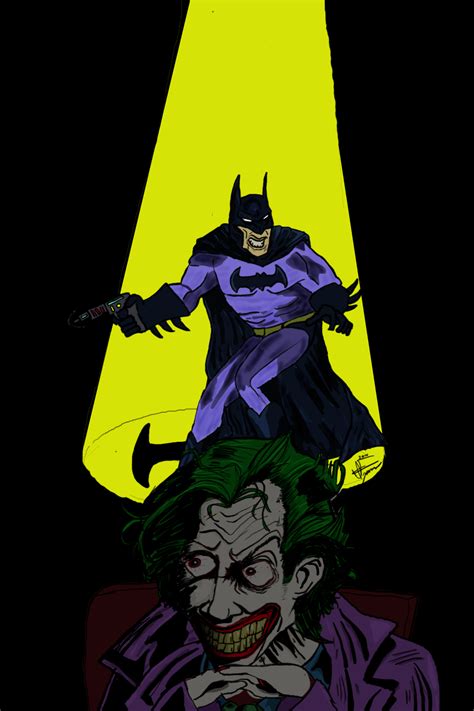 Colorful Drawing Of The Batman Vs Joker Clipart Free Image Download