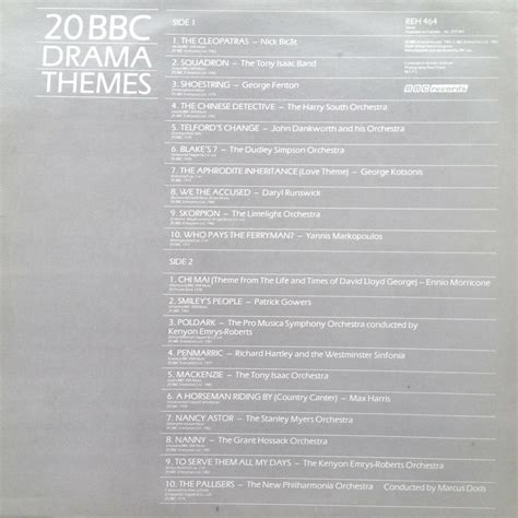 Film Music Site 20 Bbc Drama Themes Soundtrack Various Artists