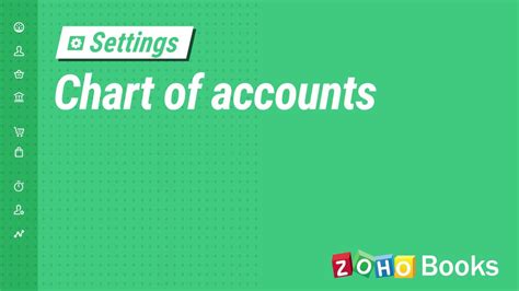 Chart Of Accounts Zoho Books Youtube