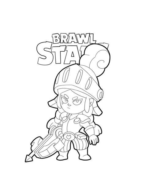 Coloring notes brawl stars coloring pages. Coloring pages Jessie Brawl Stars | Free printable Jessie ...