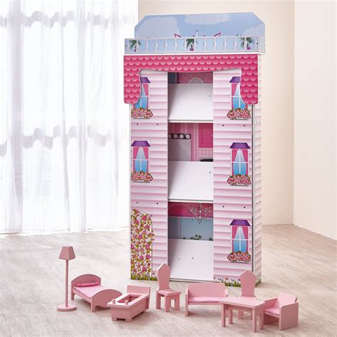 Teamson Kids Glamour Mansion Fold In Doll House And Reviews Wayfair