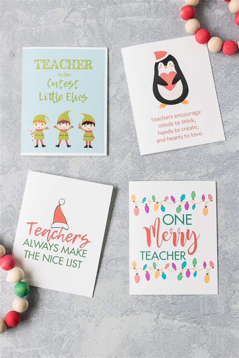 It features a reading and writing exercise about a woman who is having a holiday at a foreign country. Free Printable Teacher Thank You Christmas Cards • Rose Clearfield