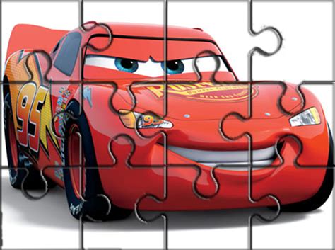 Cars Printable Puzzle