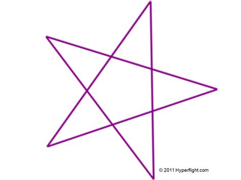 More images for how to draw a five point star » construction geometry - Clip Art Library