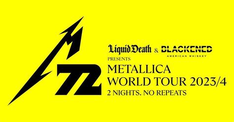 Metallica M72 World Tour Coffeeandcigarettes
