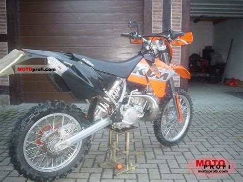 In 2000 ktm created the 200 exc, which is a single cylinder 193.00 ccm (11,72 cubic inches) beautiful motorcycle that we will now over the next few lines motorbike specifications will provide you with a complete list of the available ktm 200 exc technical specifications, such as engine type, horsepower. KTM 200 EXC 2000 Specs and Photos