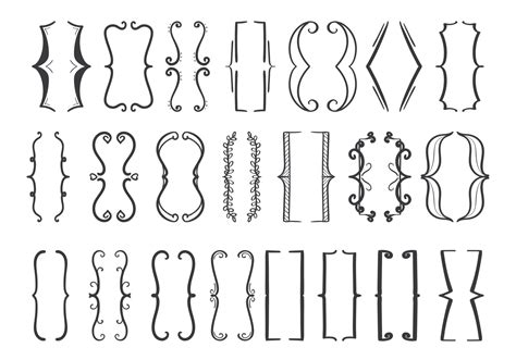 Bracket Icons Set 144668 Vector Art At Vecteezy