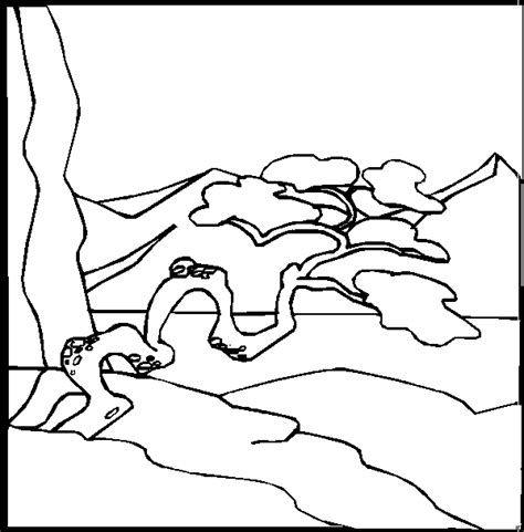 Download Landscapes Coloring Pages