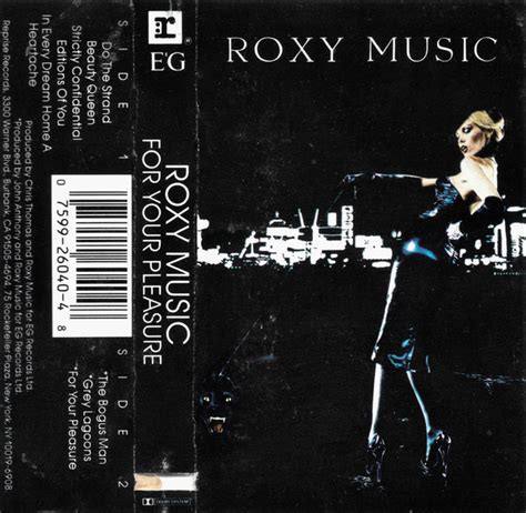 Roxy Music For Your Pleasure Cassette Discogs
