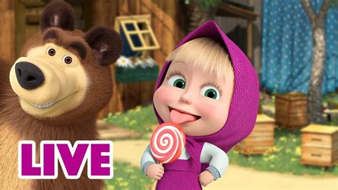 🔴 Live Masha E Orso 👱‍♀️🐻 I Nostri Episodi Preferiti 🏆 Cartoni Animati Per Bambini Youtube