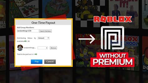 How To Send Your Friends Robux Without Premium Youtube
