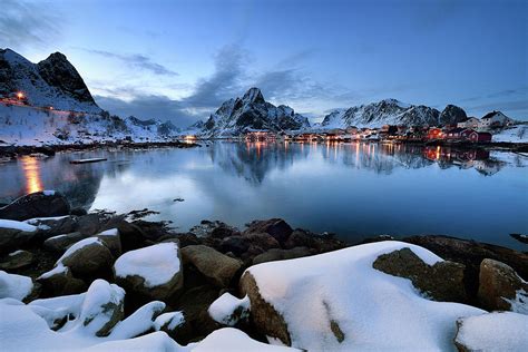 Norway Landscape In Winter Time Photograph By Gutescu Eduard
