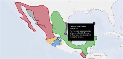 A Guide To Mexicos Drug Cartels Map Ibtimes