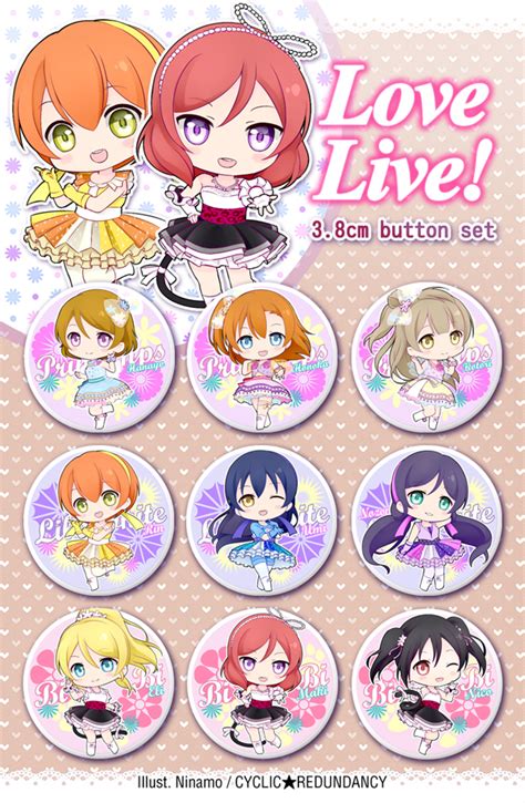 Love Live Show Time Button Set By Ninamo Chan On Deviantart