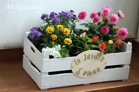 Idee fai da te per il giardino. Decorare con le cassette ...