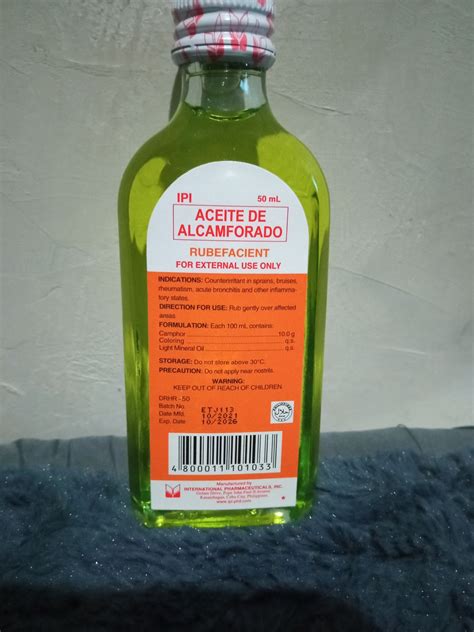 Aceite De Alcamporado 50 Ml Lazada Ph