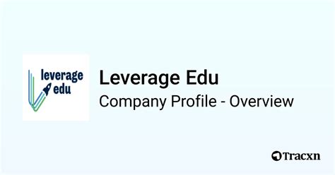 Leverage Edu Company Profile Tracxn