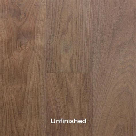 Unfinished Engineered Walnut Clear Hardwood Flooring - USA Made