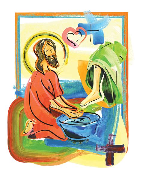 Washing Of Feet Jesus Christ Washing The Feet Of The Apostles