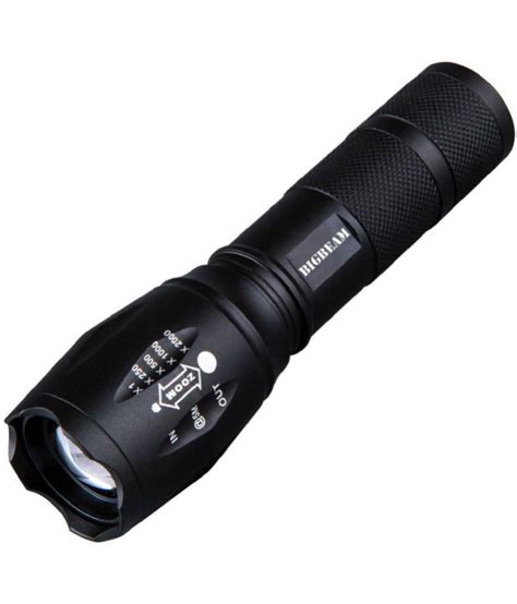 Bigbeam 9w Flashlight Torch Zoom Able 5 Modes Light Pack Of 1 Buy