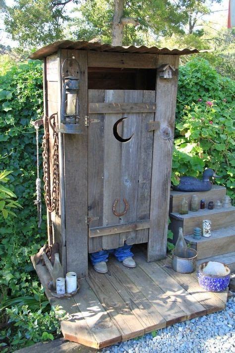 Pin By Ryoanz On Outdoor Bathroom Outhouse Decor Outhouse Bathroom