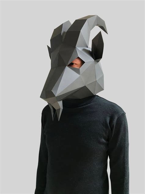 3simple Papercraft Mask Template Eddie Fortheladyonly