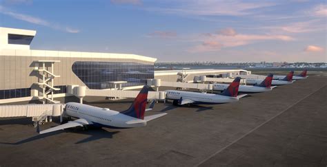 Delta Air Lines Terminal C At Laguardia Airport Stv