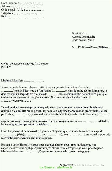 Exemple de lettre de motivation pour un master rh. lettre de motivation dut informatique - Exemple de cv