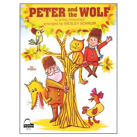 Schaum Peter And The Wolf Educational Piano Series Softcover Woodwind