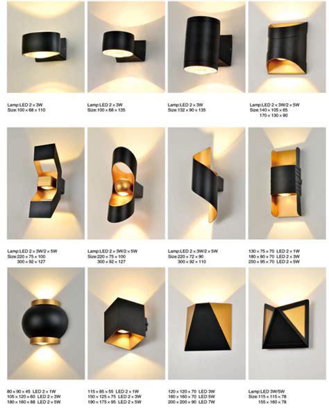 Creative Geometric Led Wall Light Modern Bedside Wall Lamp Rmlight