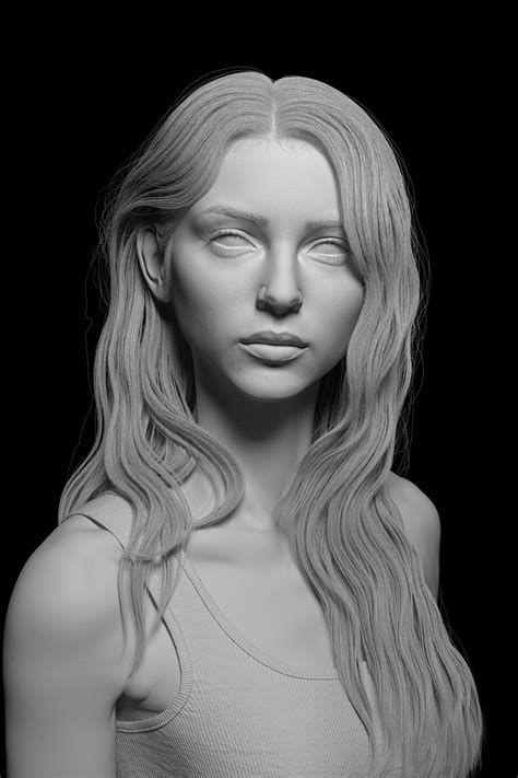 3d realistic woman character behance
