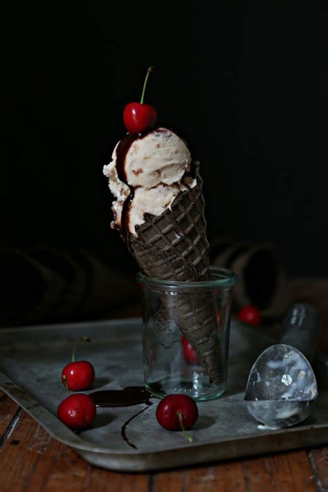 Roasted Cherry Bourbon Ice Cream Recipe Bourbon Ice