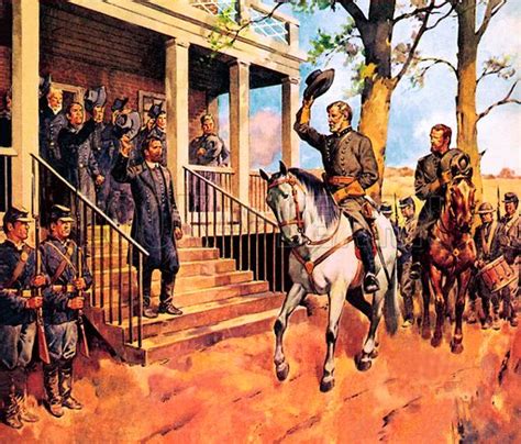 Robert E Lee Surrendering The Confederate Armies To End The Stock