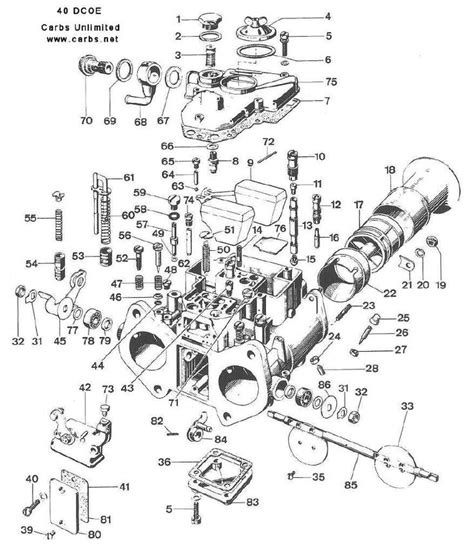 Weber 40 Dcoe 151 Diagram Car Mechanic Carburetor Volkswagen Aircooled