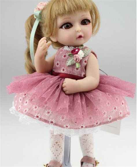 25cm Mini Sdbjd Silicone Reborn Baby Doll Toys Lifelike Baby Dolls