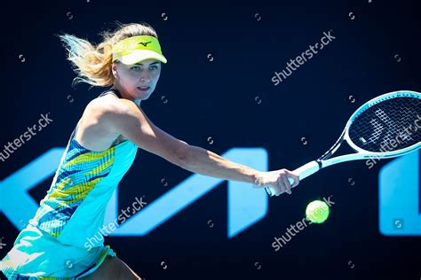 Belgian Maryna Zanevska Pictured Action During Editorial Stock Photo