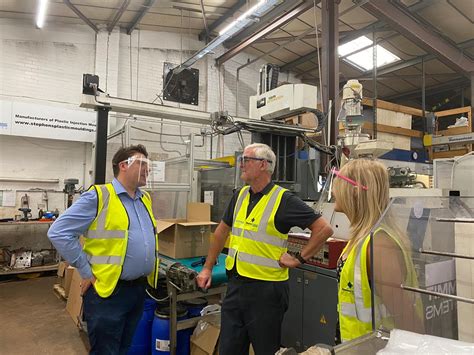 West bromwich west's conservative member of parliament. Shaun Visits Stephens Plastic Mouldings | Shaun Bailey