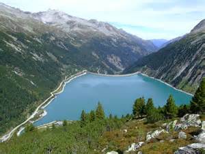 Scenic Beauty Of Schlegeis Lake Austria