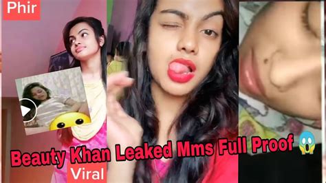 Omg Tiktok Beauty Khan Viral Mms Reality Mms Full Video Link Provid Truth Youtube