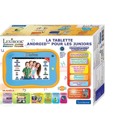 Lexibook Tablet Junior Mfc270fr Tablette Tactile Pour Enfant 7 4