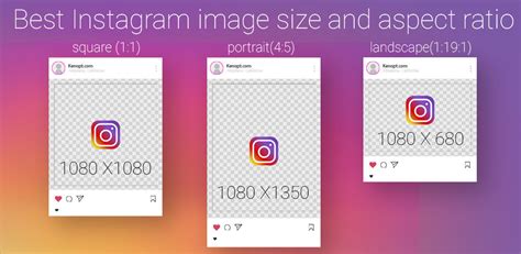Best Instagram Image Size And Aspect Ratio For 2024 Kenopt