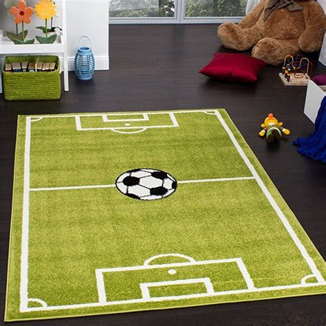 Kinder teppiche online shop gunstig online einkaufen rakuten. Teppich Kinderzimmer Fußball Spielteppich Kinderteppich ...
