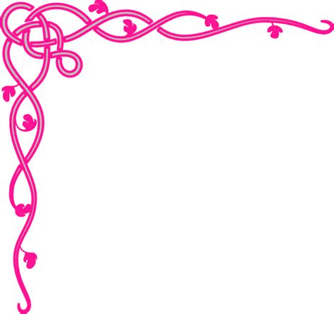Hot Pink Swirl Clip Art At Vector Clip Art Online Royalty